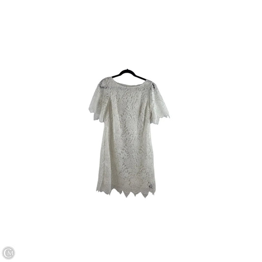 Dress Casual Midi By Anthropologie In White, Size: S