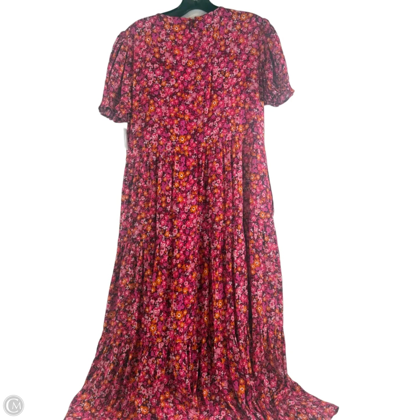 Dress Casual Maxi By J. Crew In Pink & Purple, Size: M