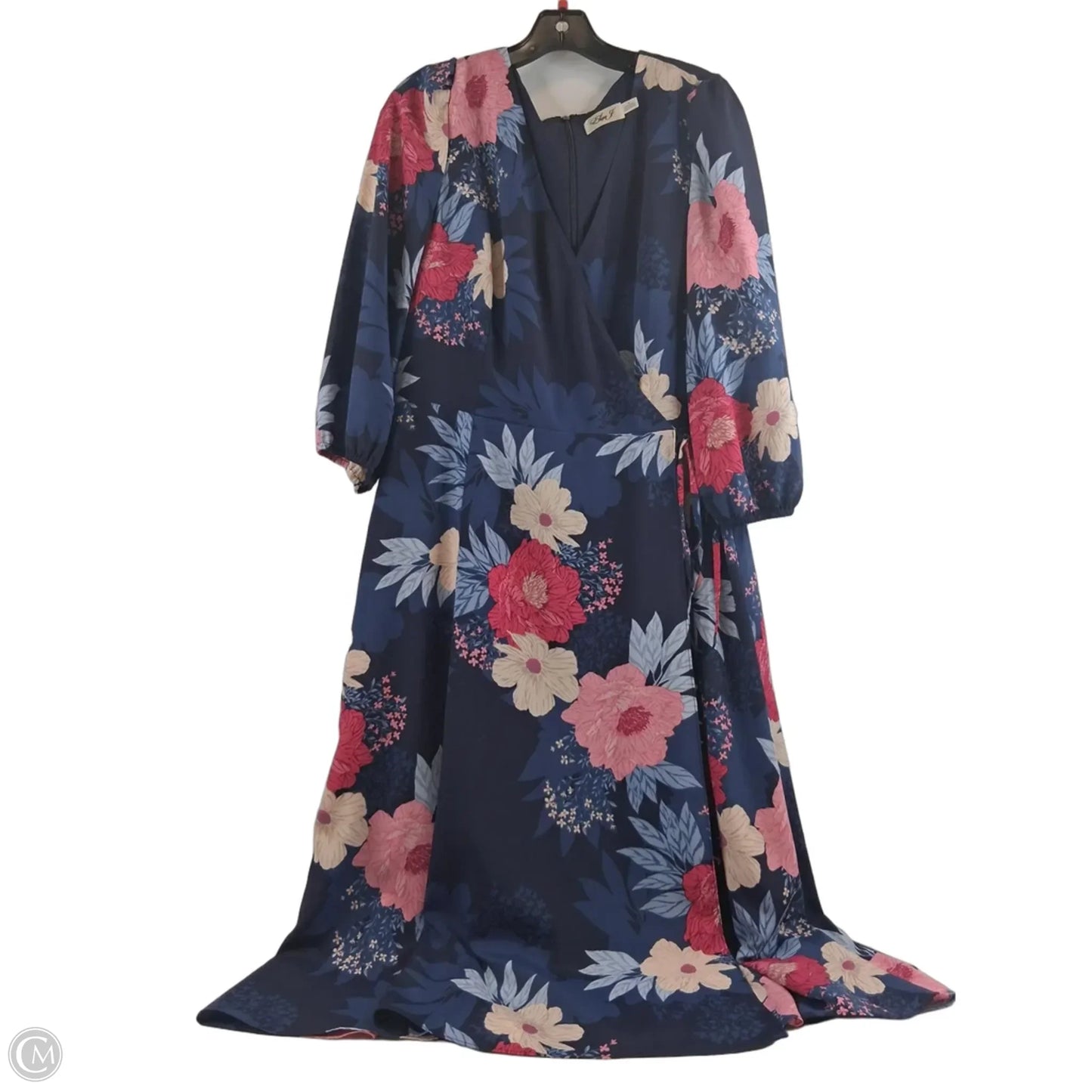 Dress Casual Maxi By Eliza J In Floral Print, Size: Xl