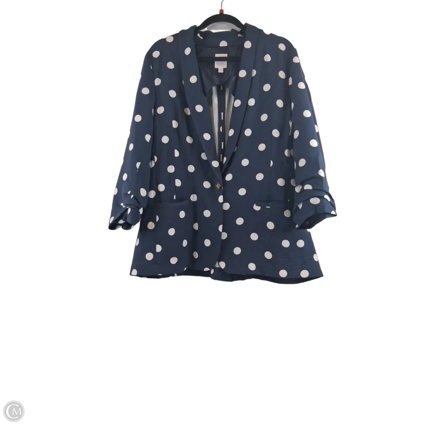 Blazer By Lc Lauren Conrad In Polkadot Pattern, Size: Xxl