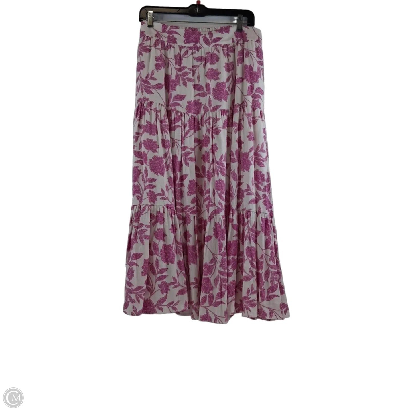 Skirt Maxi By Lc Lauren Conrad In Pink & White, Size: 16
