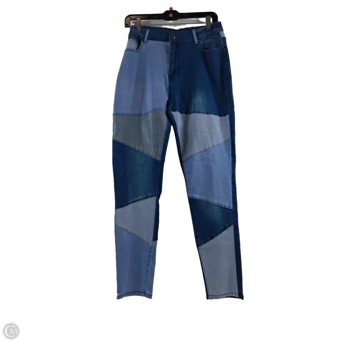 Jeans Skinny By Cmf In Blue Denim, Size: 14