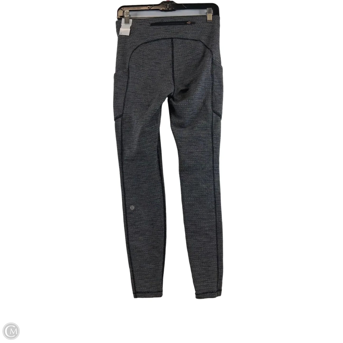 Athletic Leggings By Lululemon In Grey, Size: M