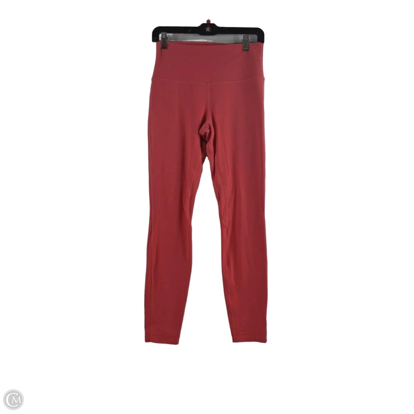 Athletic Leggings By Lululemon In Orange, Size: M