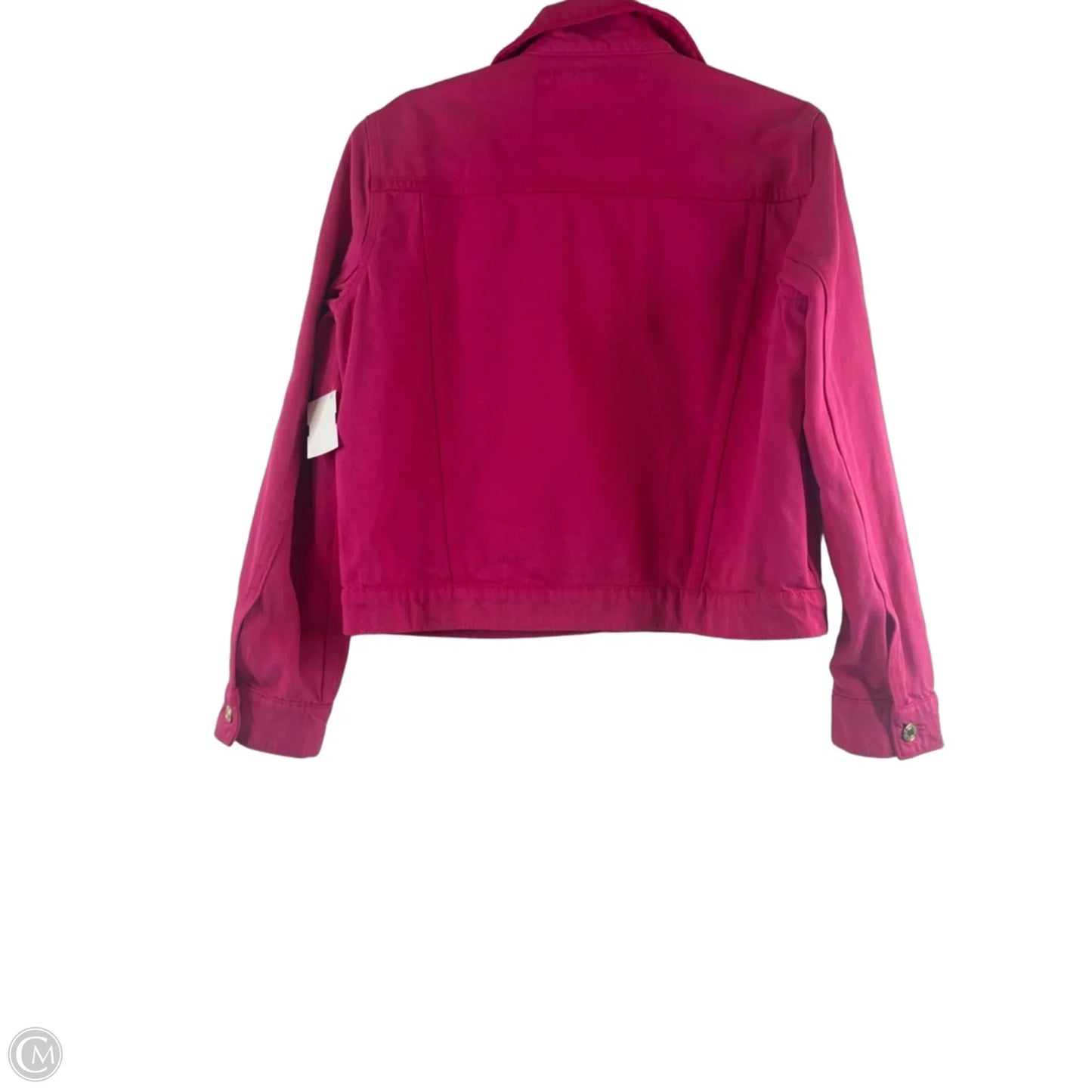 Jacket Denim By Michael By Michael Kors In Pink Denim, Size: L