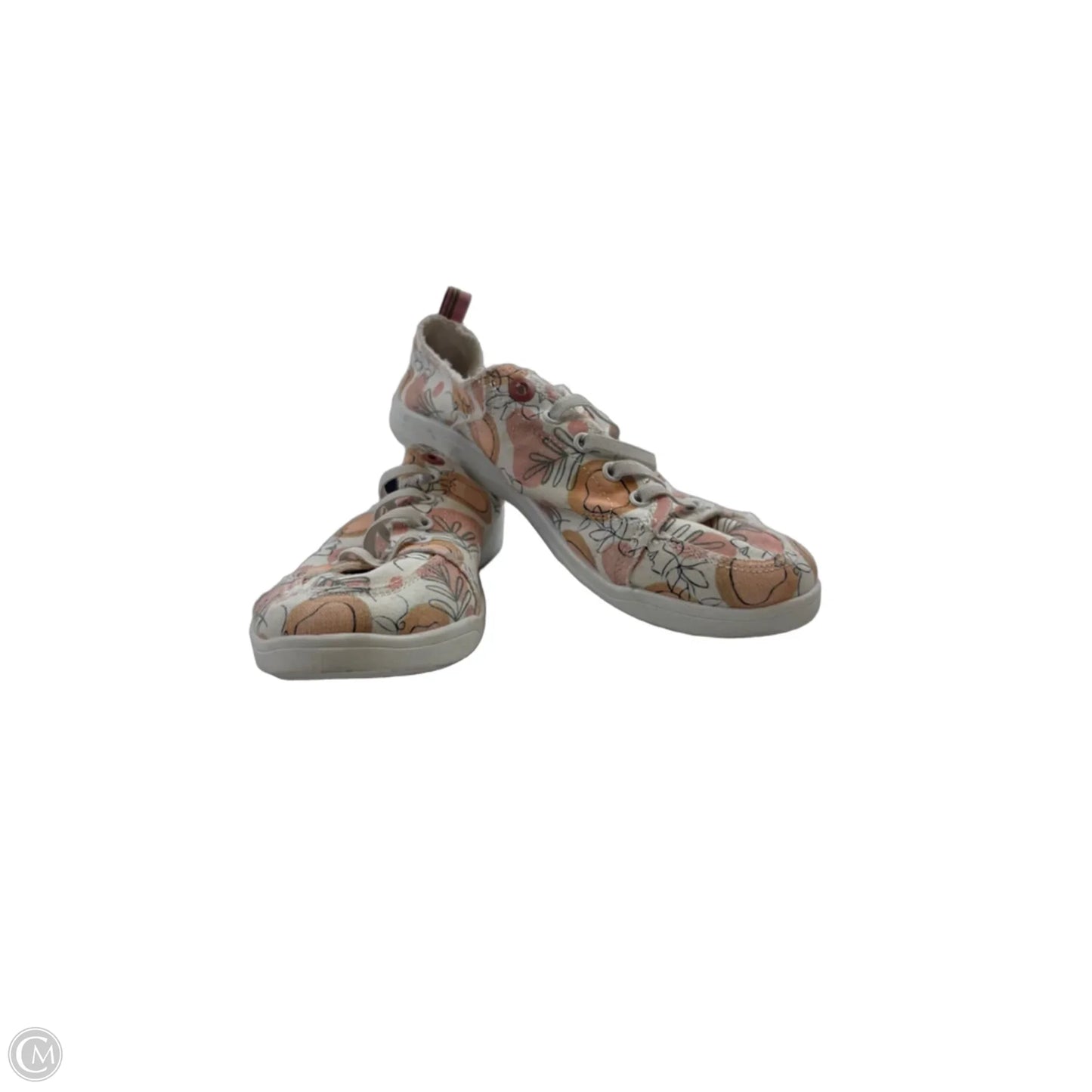Shoes Sneakers By Vionic In Orange & White, Size: 9