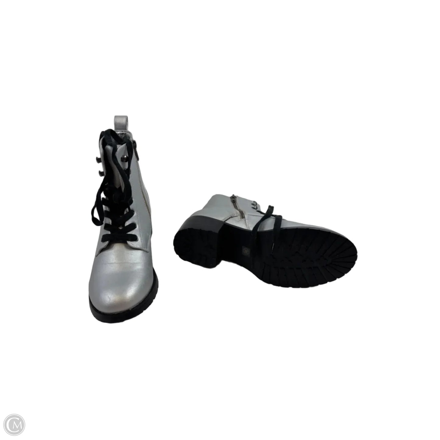 Boots Combat By Coconuts In Silver, Size: 9