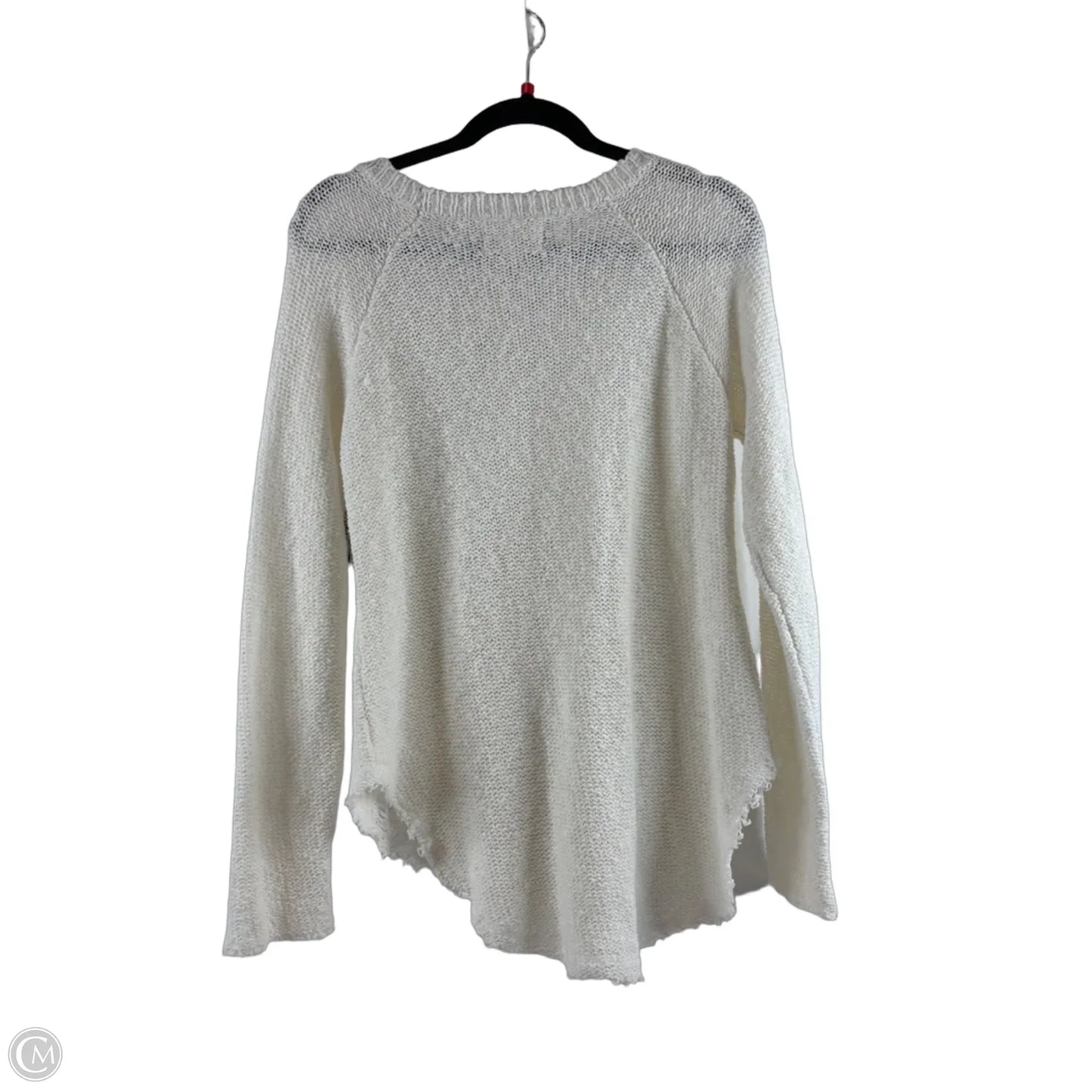 Sweater By Clothes Mentor In White, Size: M