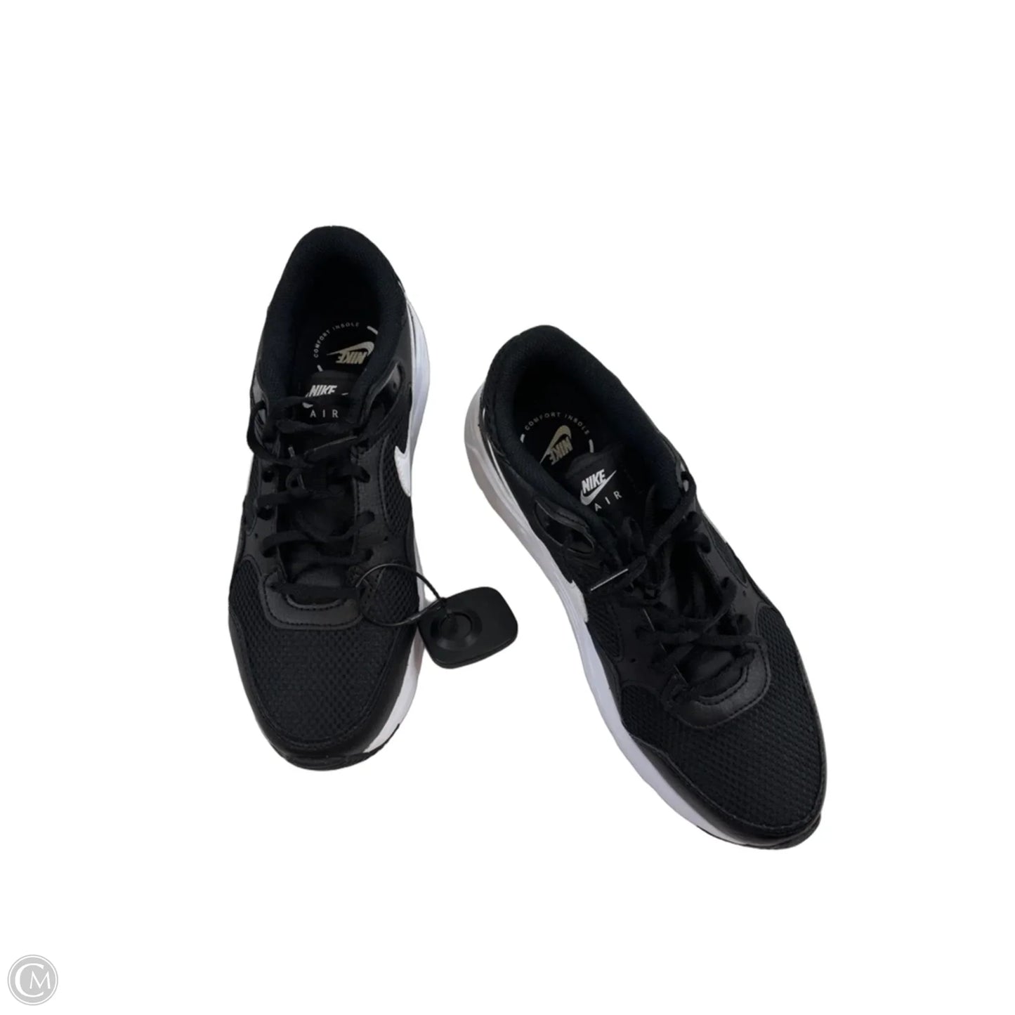 Shoes Athletic By Nike Apparel In Black & White, Size: 8.5
