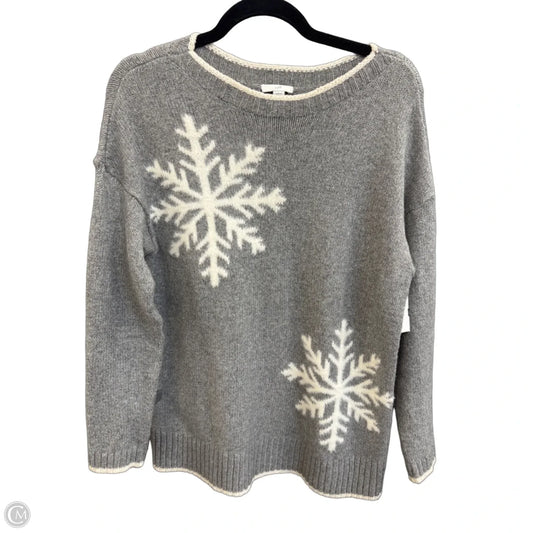 Sweater By J. Jill In Grey & White, Size: Xsp