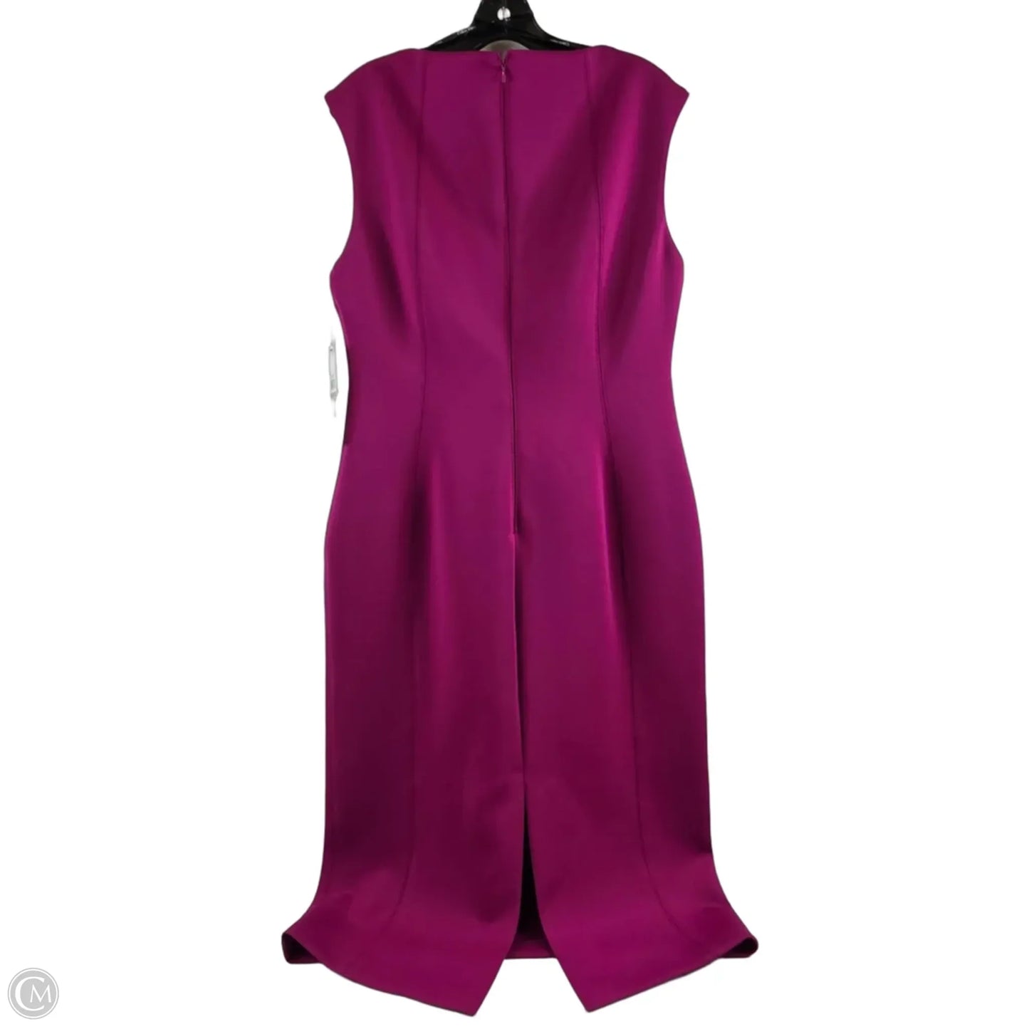 Dress Casual Midi By Calvin Klein In Pink, Size: L