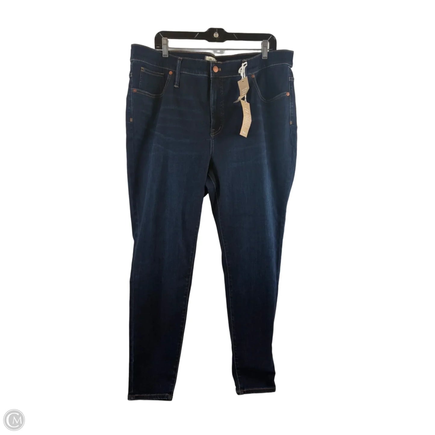 Jeans Skinny By Madewell In Blue Denim, Size: 18