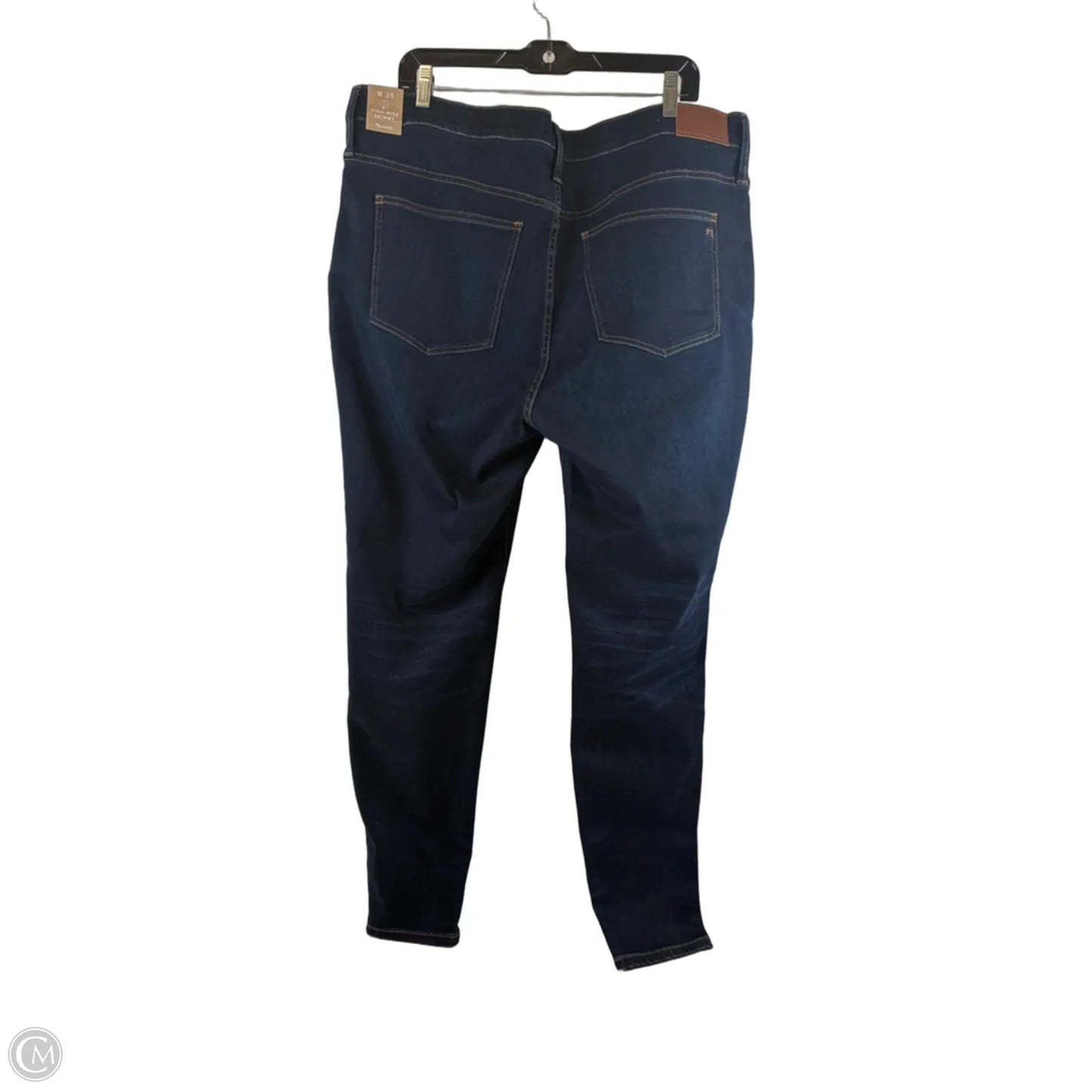 Jeans Skinny By Madewell In Blue Denim, Size: 18