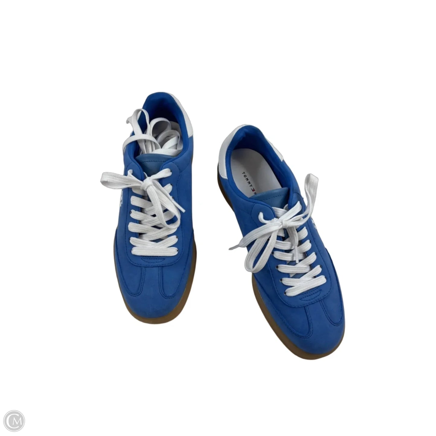 Shoes Sneakers By Tommy Hilfiger In Blue & White, Size: 9