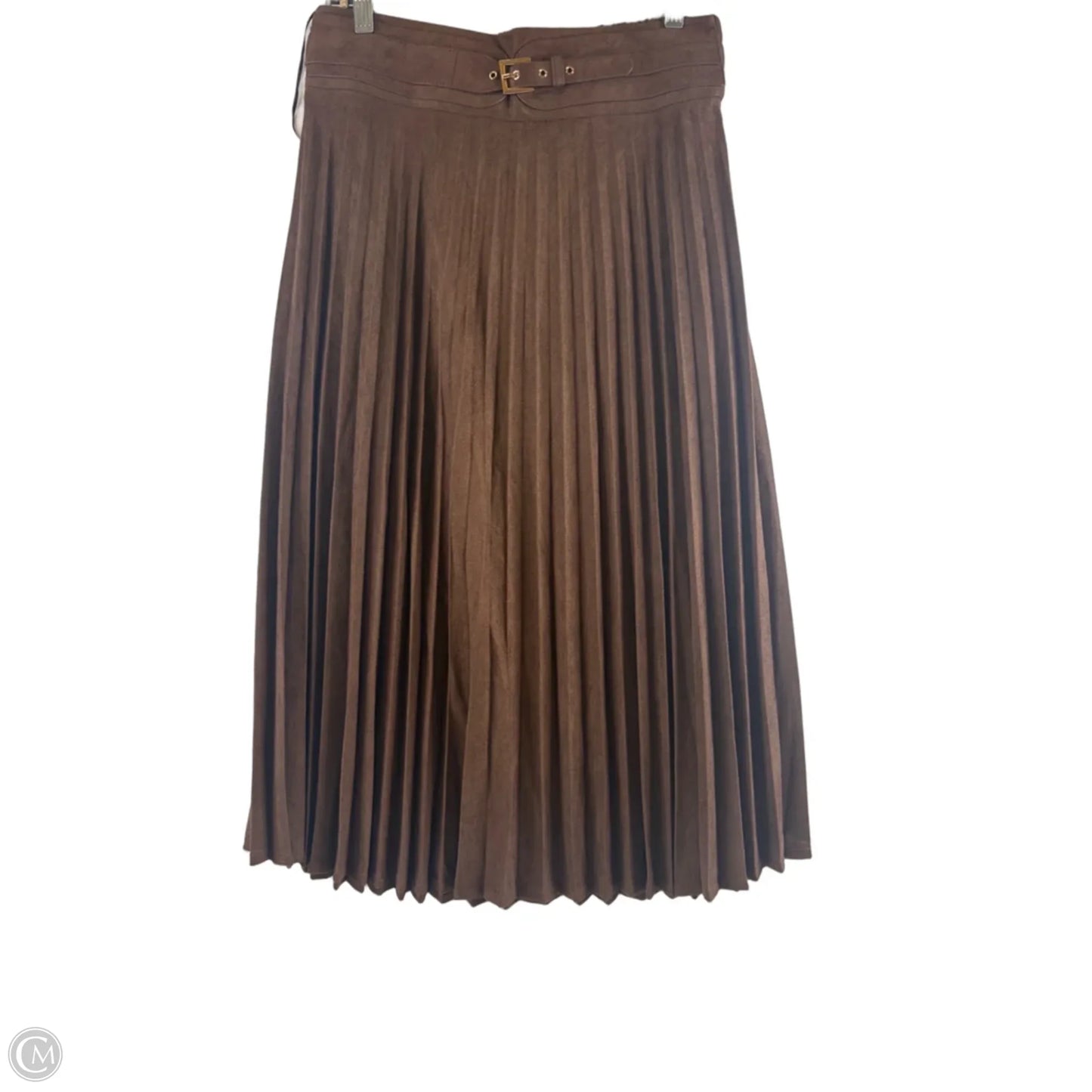 Skirt Midi By Clothes Mentor In Brown, Size: 6
