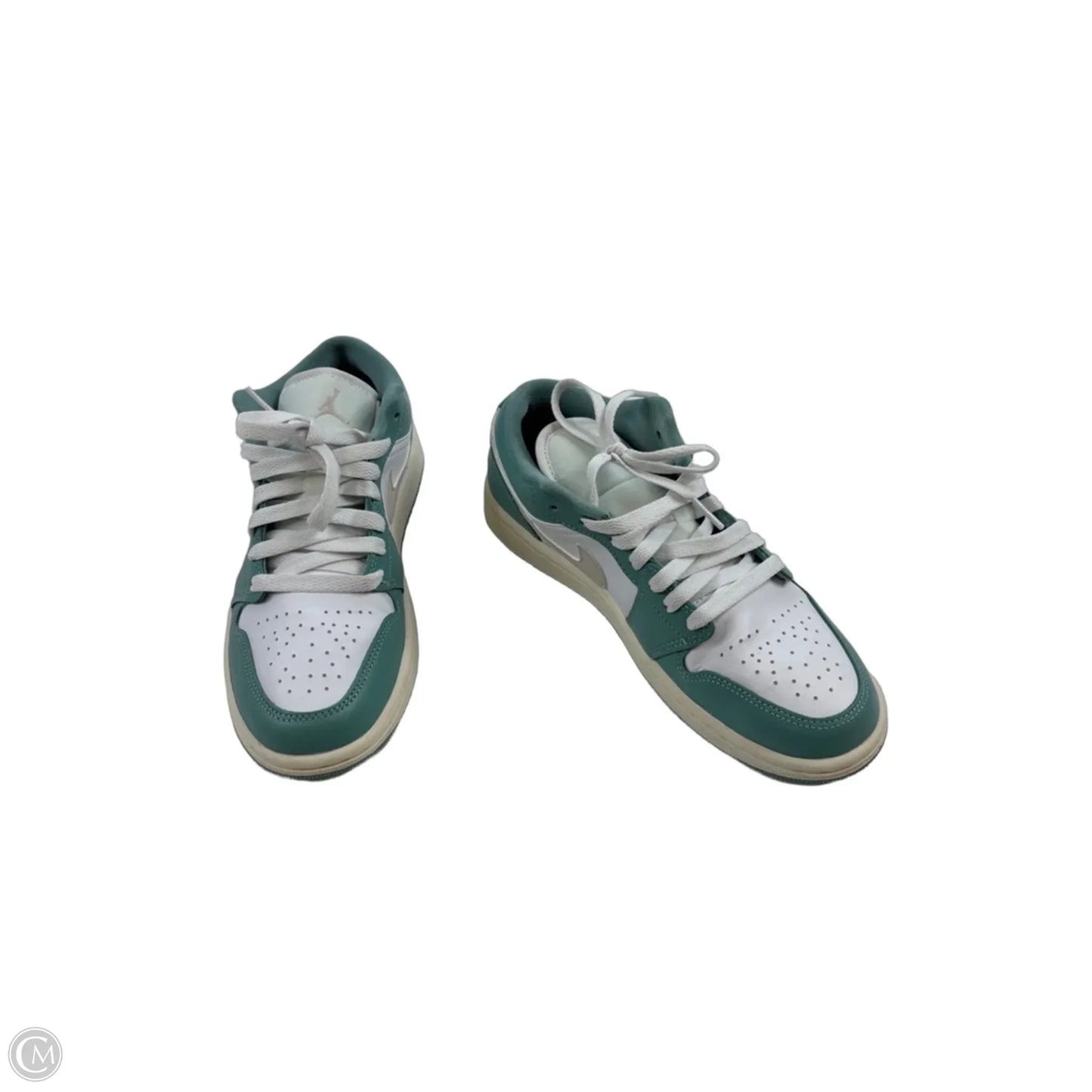 Shoes Athletic By Nike Apparel In Green & White, Size: 7