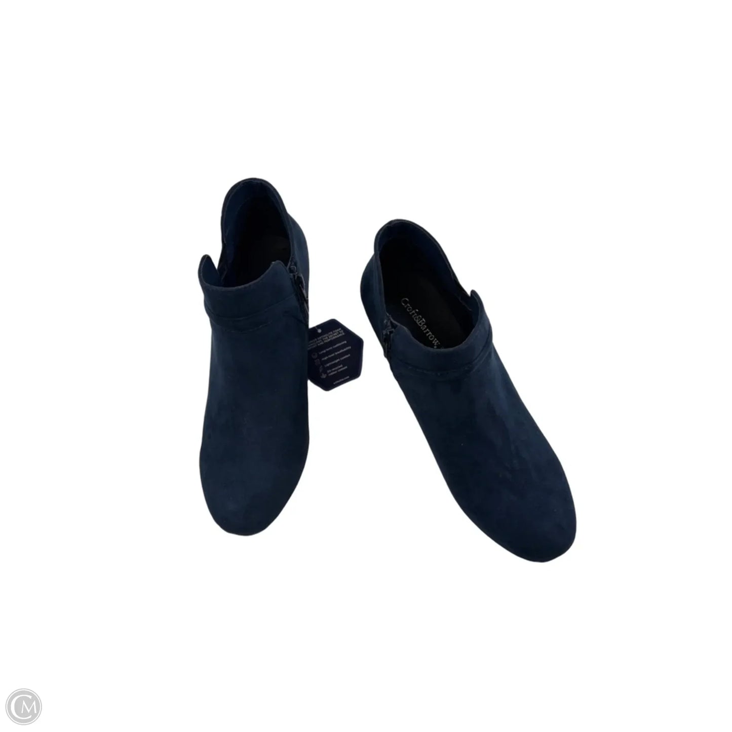 Boots Ankle Flats By Croft And Barrow In Navy, Size: 8
