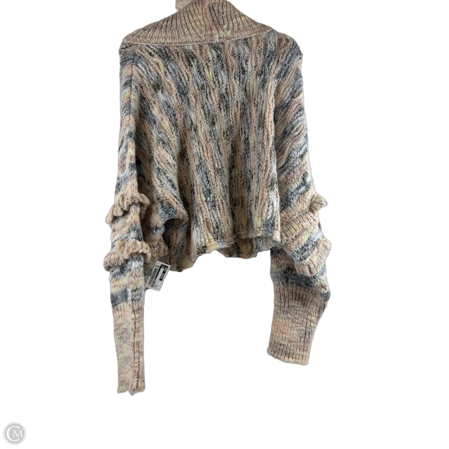 Sweater By Free People In Blue & Tan, Size: M
