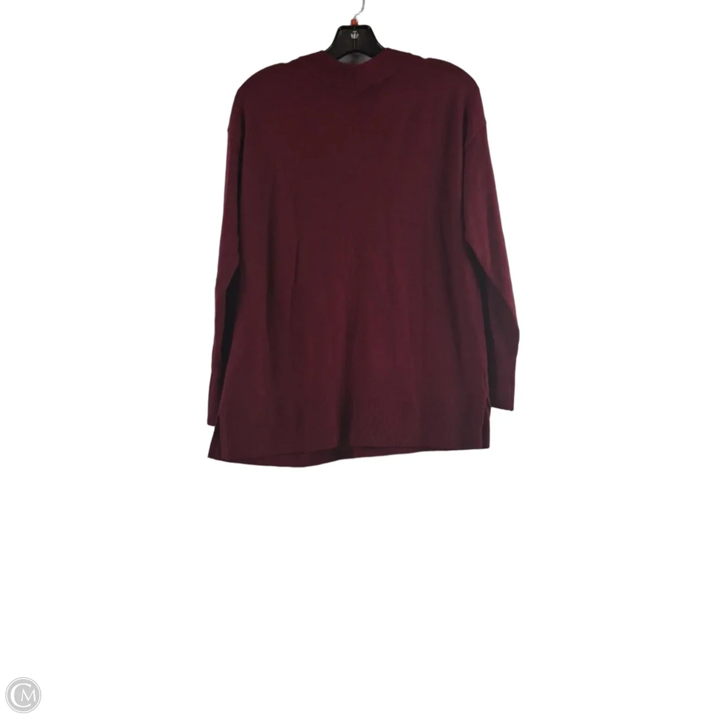 Top Long Sleeve By Loft In Red, Size: S