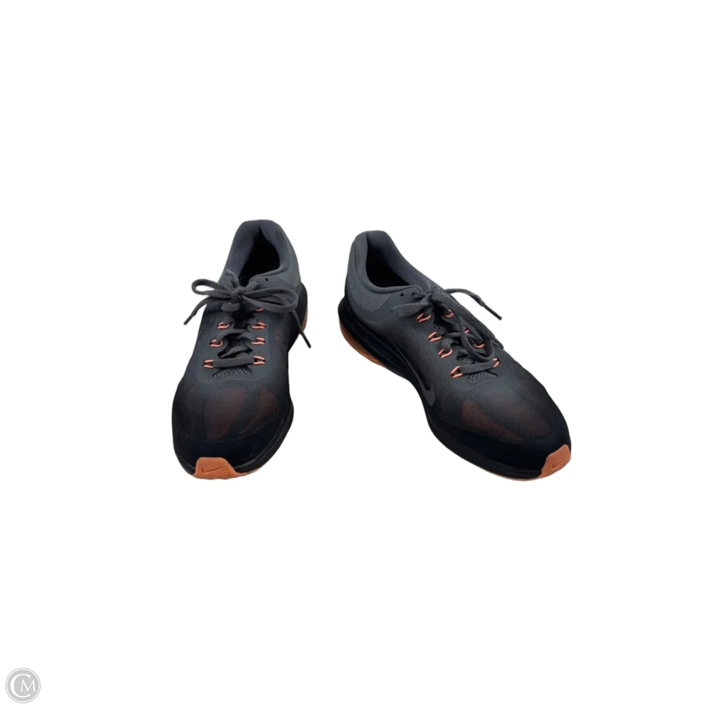 Shoes Athletic By Nike Apparel In Grey & Orange, Size: 8