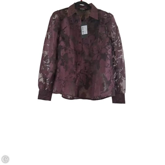 Top Long Sleeve By Clothes Mentor In Maroon, Size: S