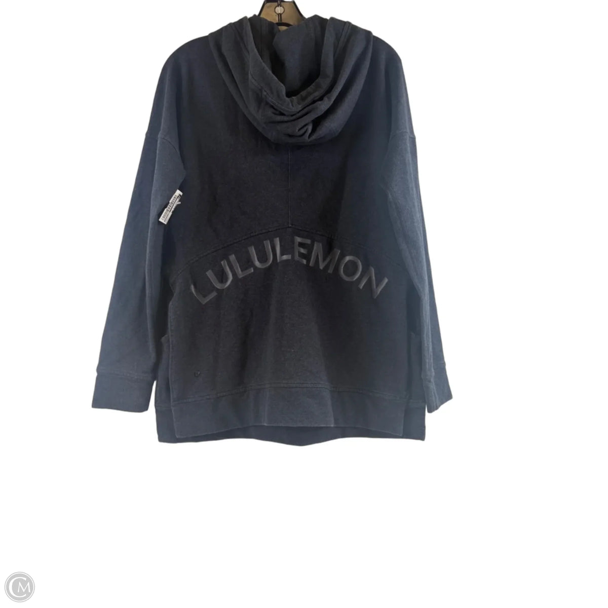 Athletic Sweatshirt Hoodie By Lululemon In Navy, Size: M