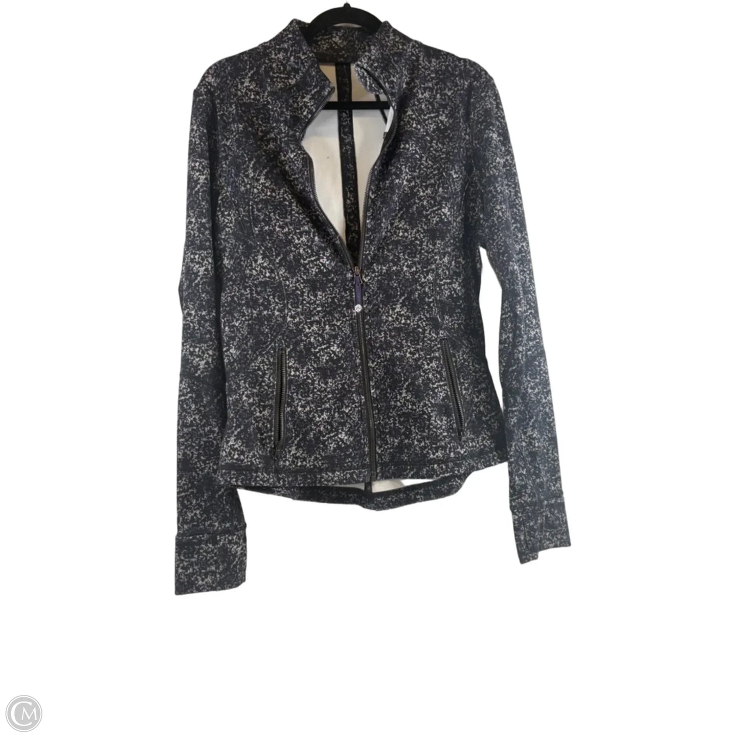 Athletic Jacket By Lululemon In Purple, Size: M