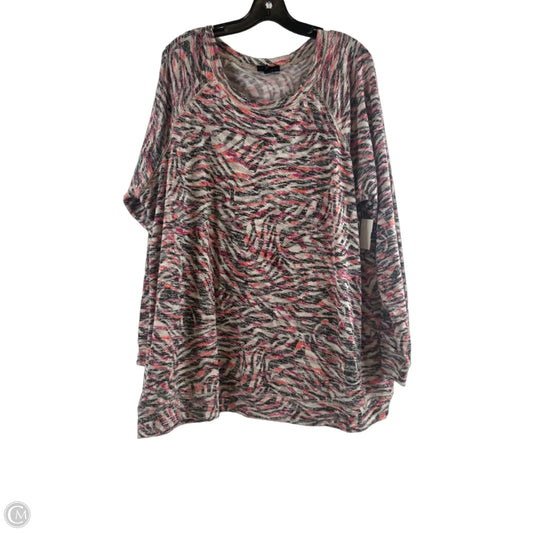 Top Long Sleeve By Tribal In Multi-colored, Size: 3x