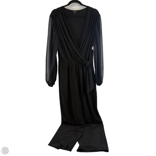 Jumpsuit By Nicole By Nicole Miller In Black, Size: Xl