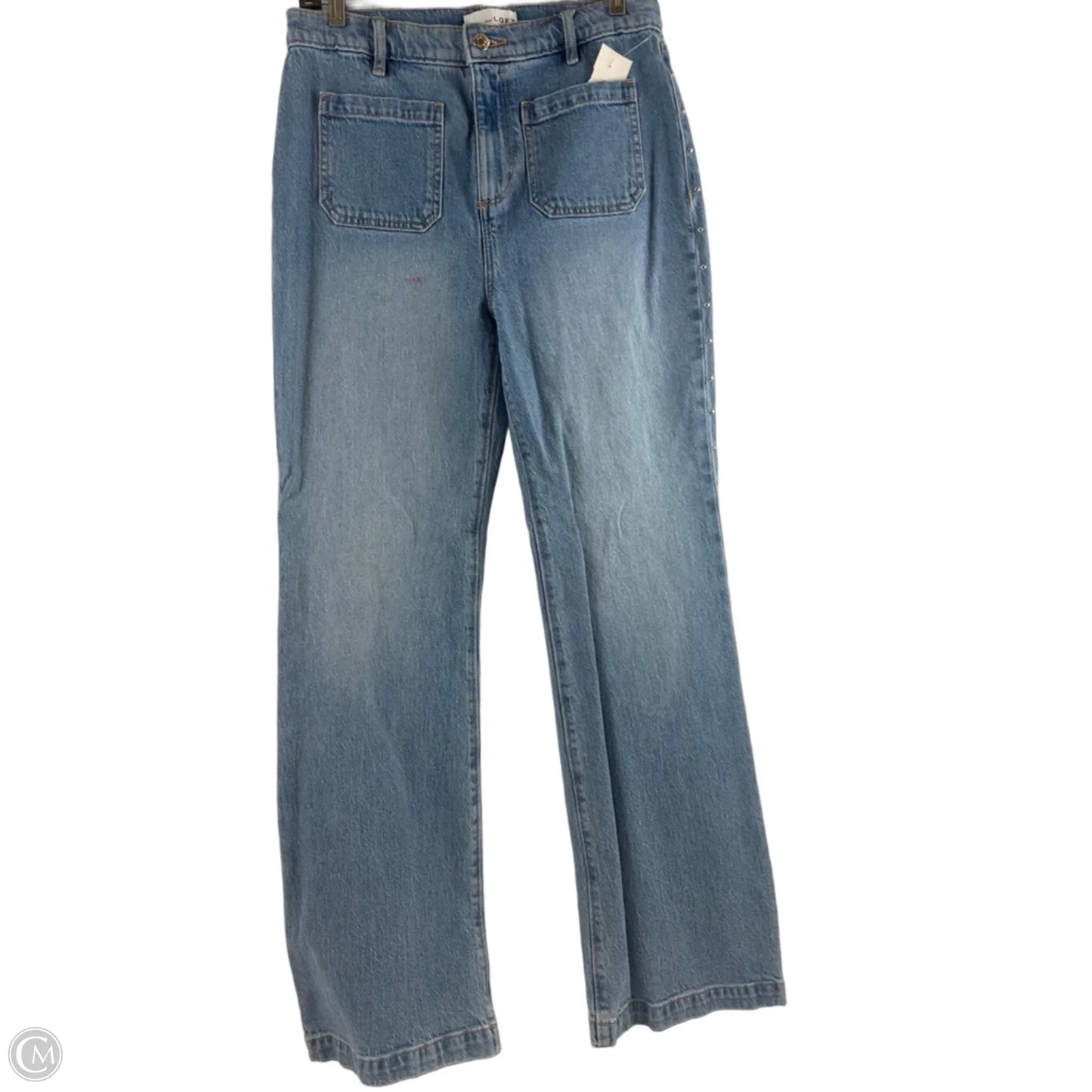 Jeans Flared By Loft In Blue Denim, Size: 2