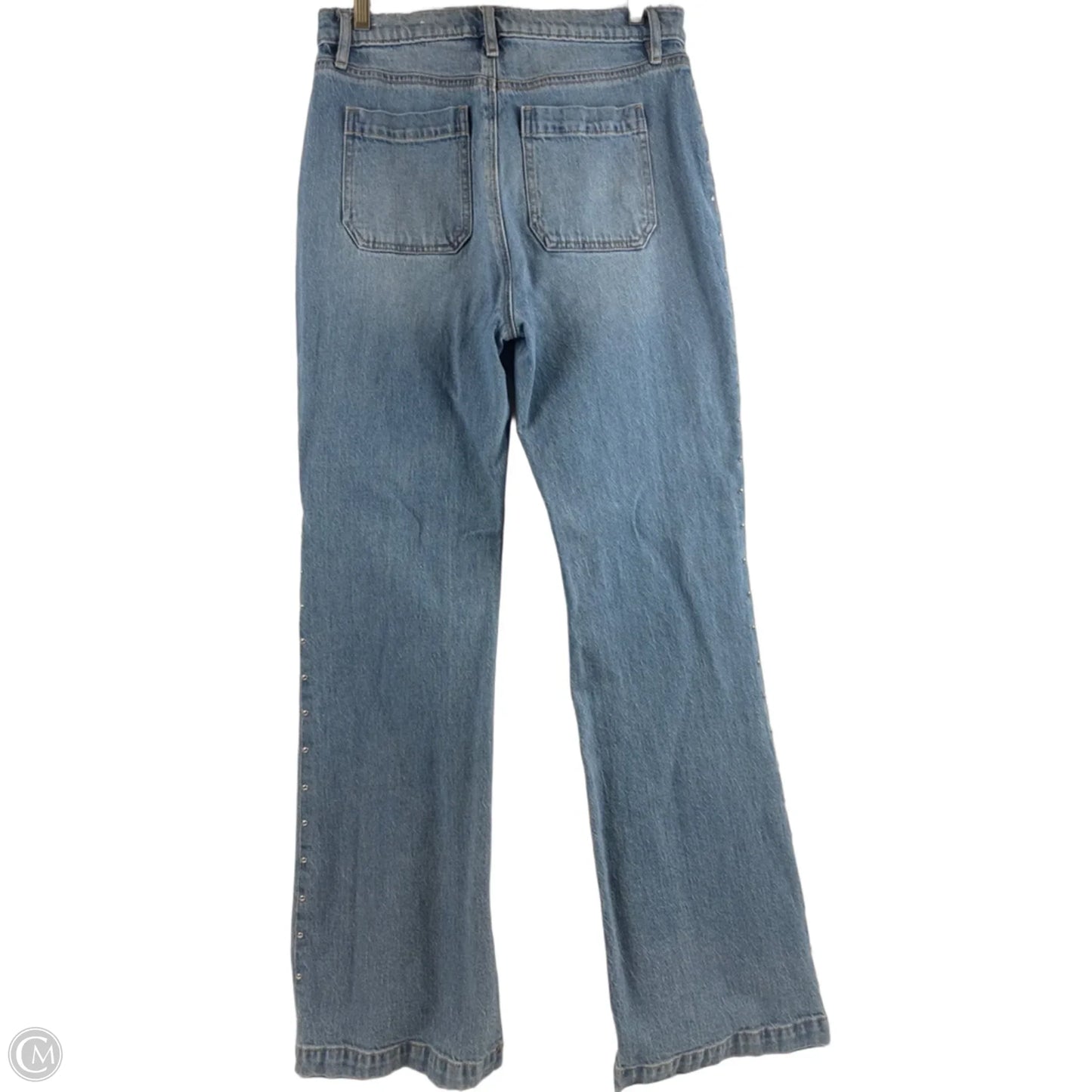 Jeans Flared By Loft In Blue Denim, Size: 2