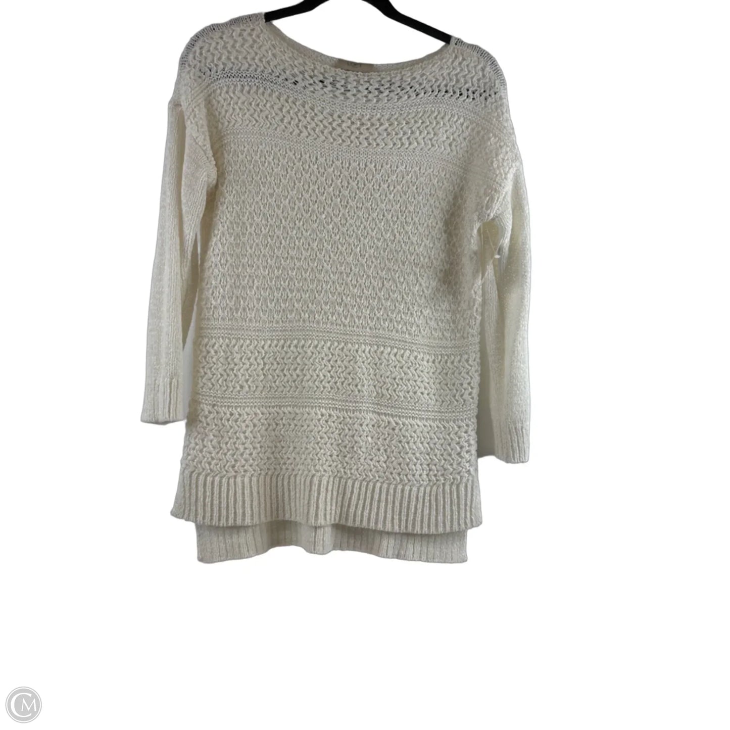 Sweater By Loft In White, Size: M