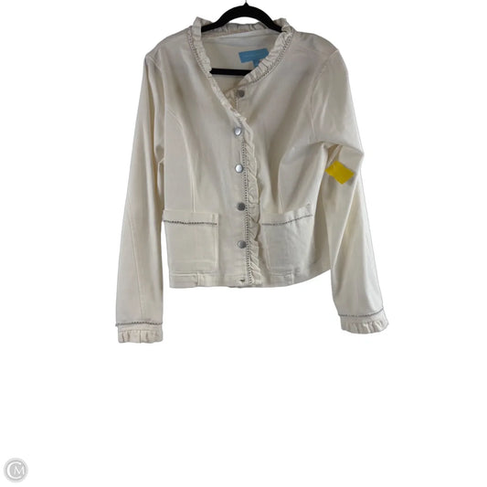 Blazer By Draper James In Cream, Size: Xl