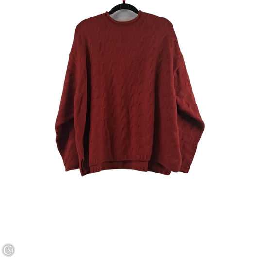 Sweater By Banana Republic In Red, Size: Xxl