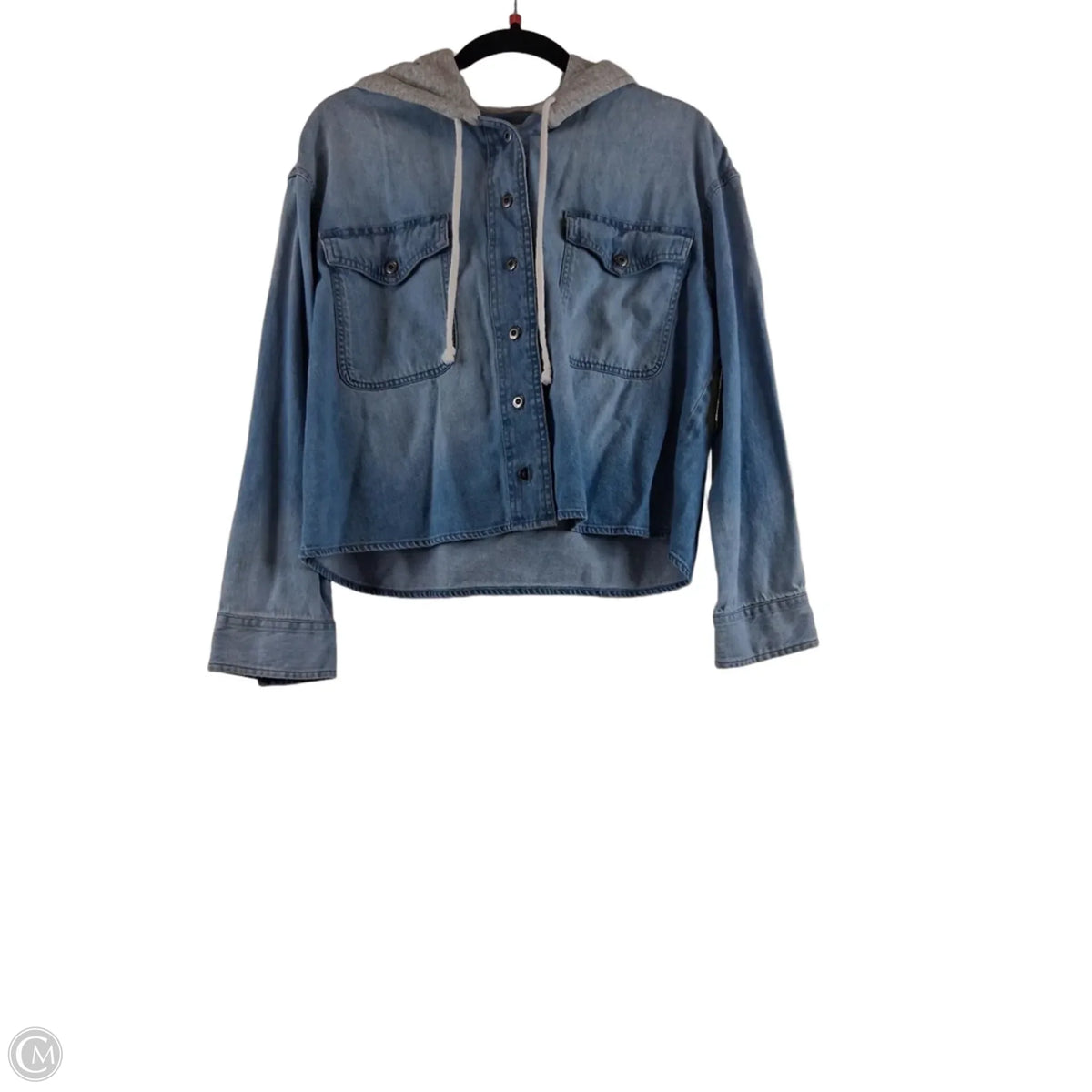 Jacket Denim By American Eagle In Blue Denim, Size: M
