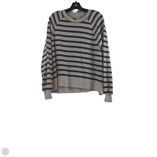 Top Long Sleeve By Aerie In Striped Pattern, Size: Xxs
