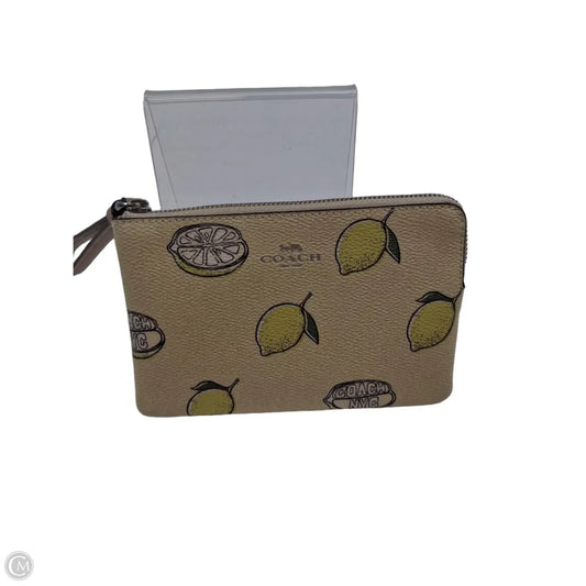 Wristlet Designer By Coach, Size: Small