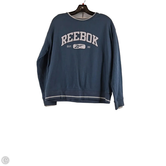 Lounge Set Shorts By Reebok In Blue & White, Size: L