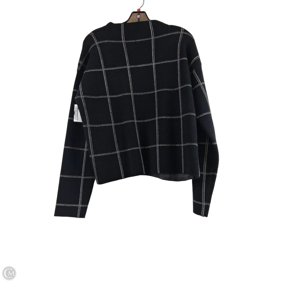 Sweater By Tahari In Black & White, Size: L