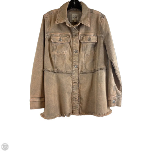 Jacket Denim By Logo In Orange Denim, Size: Mp