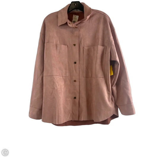 Jacket Shirt By Clothes Mentor In Paisley Print, Size: M