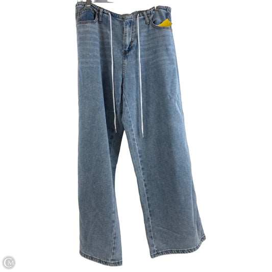Jeans Wide Leg By Oat In Blue Denim, Size: 12