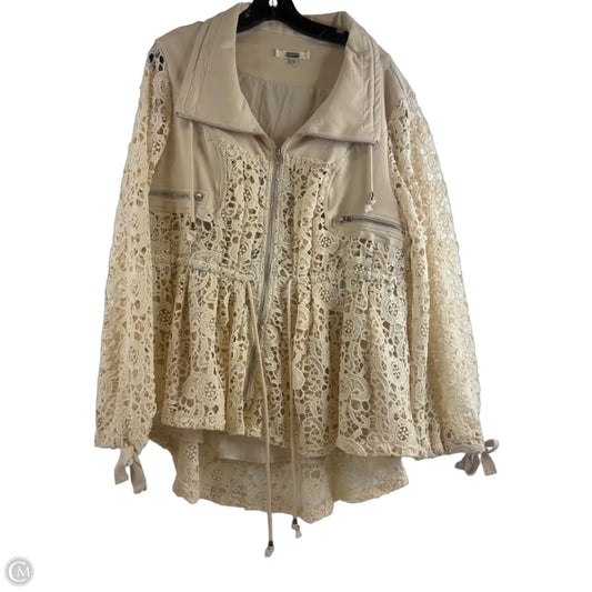 Jacket Utility By Gimmicks In Ivory, Size: L