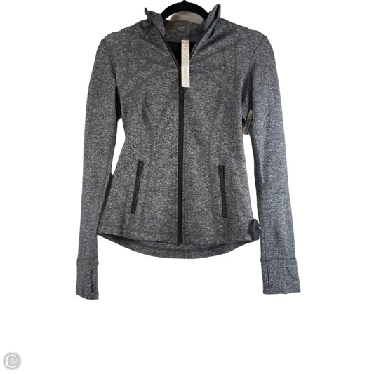 Athletic Jacket By Lululemon In Grey, Size: S