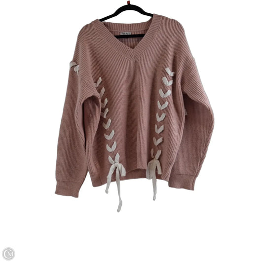 Sweater By White Birch In Peach, Size: L