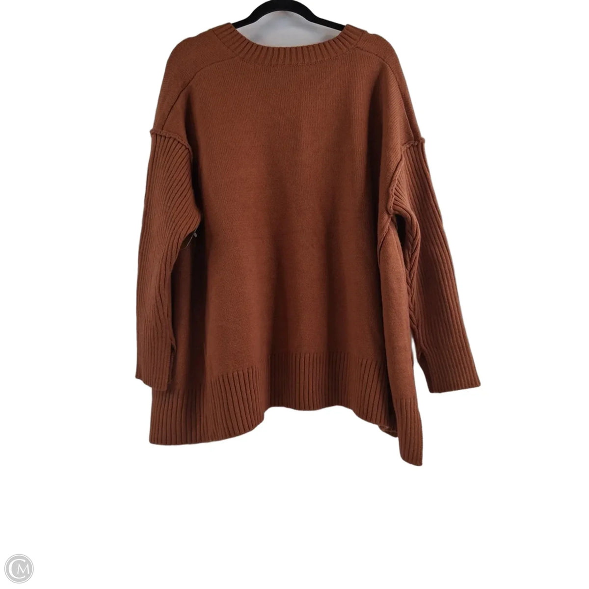 Sweater By Haptics In Brown, Size: L