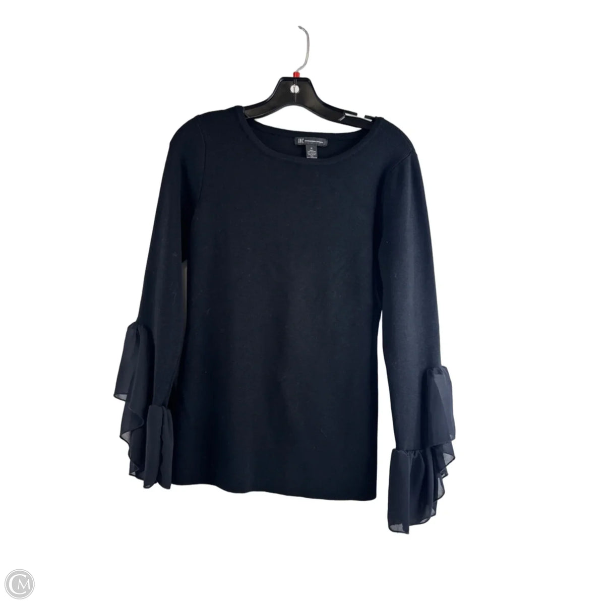 Top Long Sleeve Basic By Inc In Black, Size: M
