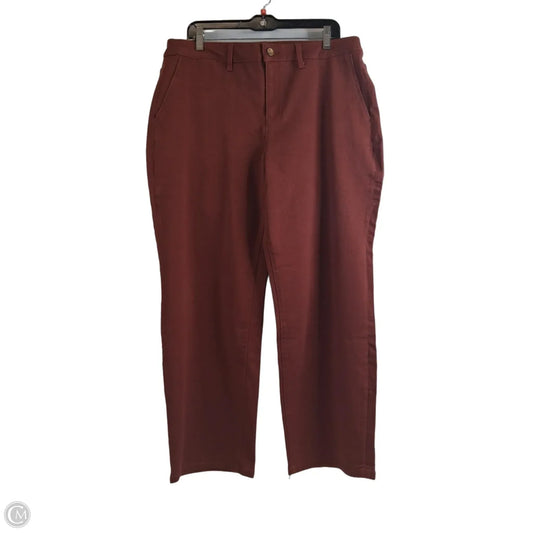Jeans Boyfriend By Logo In Copper, Size: 16