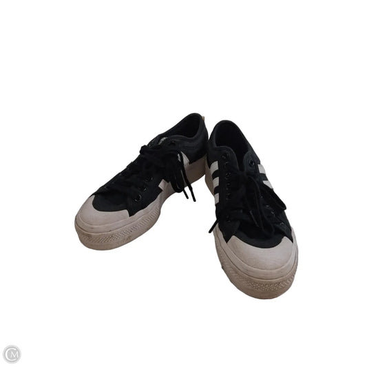 Shoes Sneakers Platform By Adidas In Black & White, Size: 9