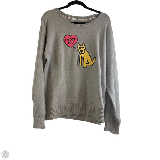 Sweater By Life Is Good In Grey, Size: Xl